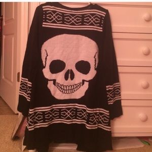 Grunge Skull Cardigan