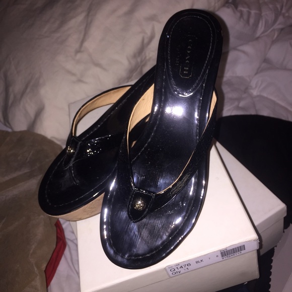 Black color sandals