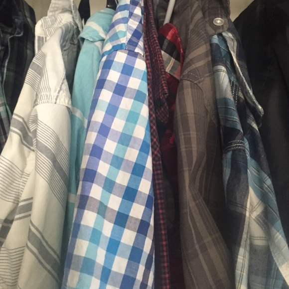 6 collared shirts