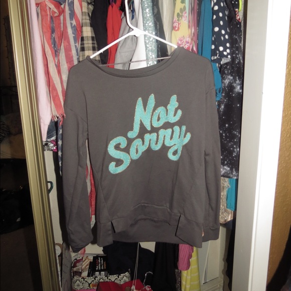 Juicy Couture 'Not Sorry' Sweater