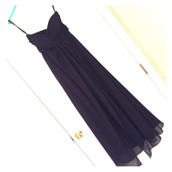 Bridesmaid dress -- strapless
