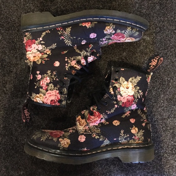 Floral Doc Martins