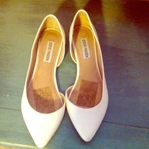 White flats Steve Madden
