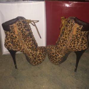 Leopard Print Heels