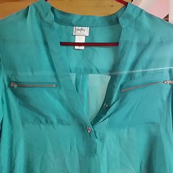 Adorable see through blouse! Worn once - Picture 2 of 4