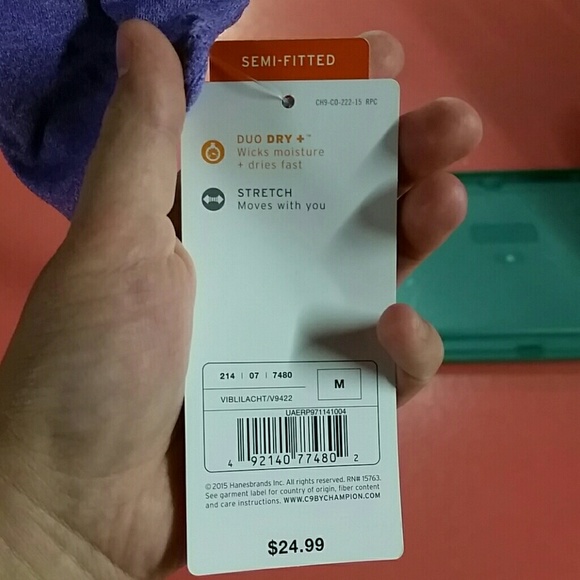 Purple long sleeve workout top - Picture 2 of 4