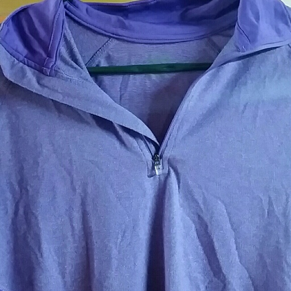 Purple long sleeve workout top - Picture 3 of 4