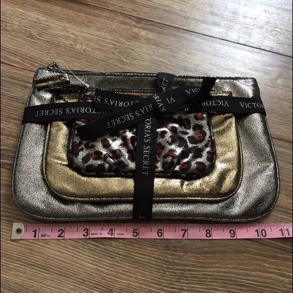 new set of 3 VS makeup pouches