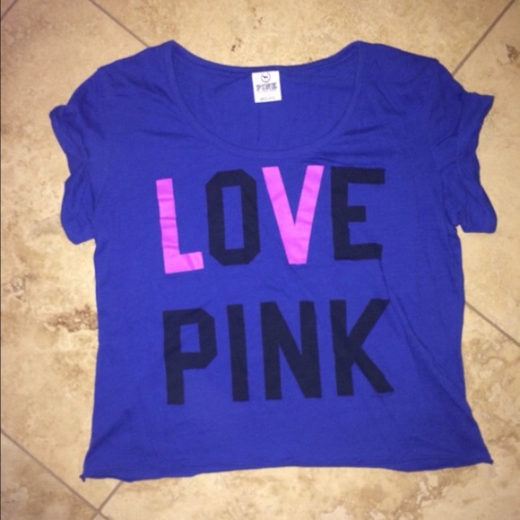 VS Pink Crop Tee