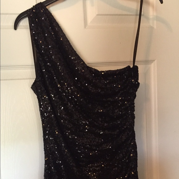 Black sequin Party dress