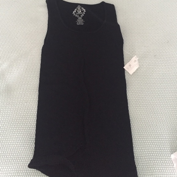 Black tank top