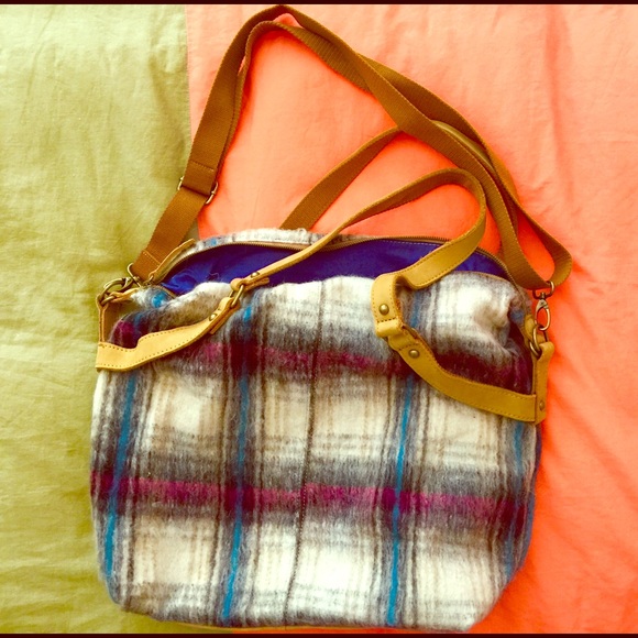Wool Flannel Tote from Anthropologie NWT