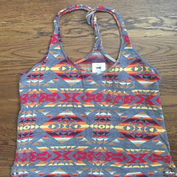 OBEY Aztec Print Tank - Picture 4 of 4