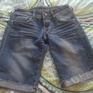 Knee high length Dollhouse shorts