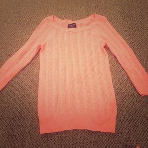 Pink/coral sweater. Size small. American eagle