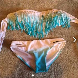 Blue ombre bikini