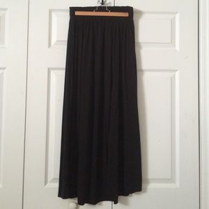 Black maxi skirt