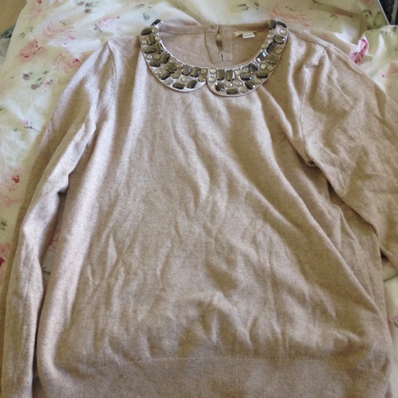 J.Crew jeweled sweater