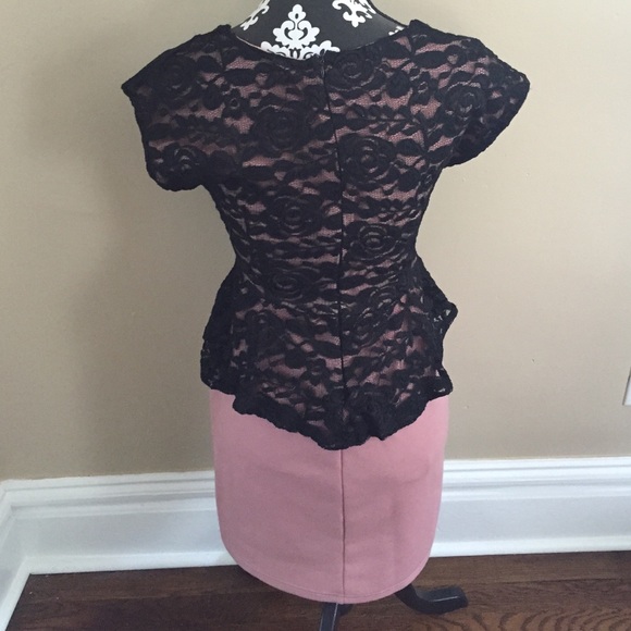 Forever 21 Fitted Peplum Dress - Picture 3 of 4
