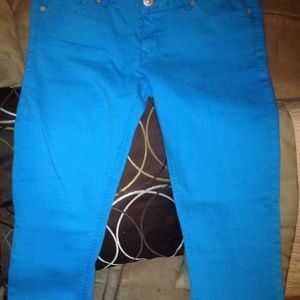 Express crop jean legging