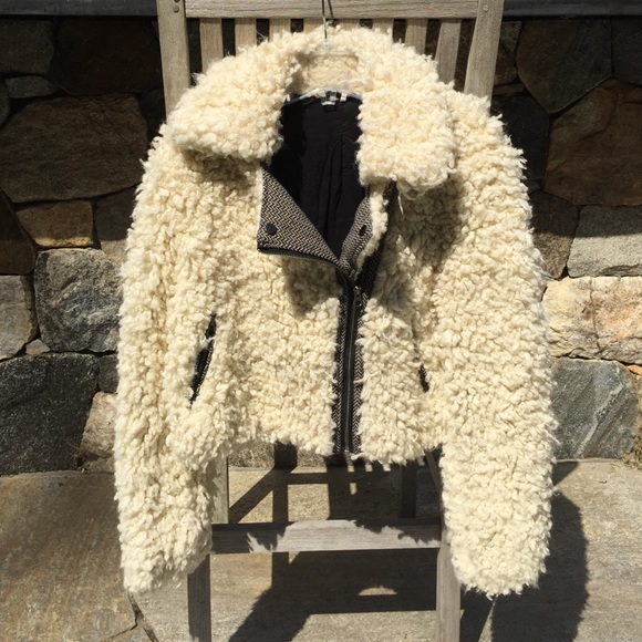 Free People Sherpa Fur Jacket