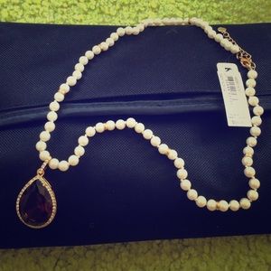 Carolee necklace with stone