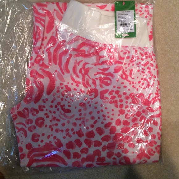 NWT resort white get spotted beach pant