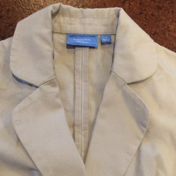 Simply Vera- Vera Wang Women's Blazer Size: 4 - Picture 2 of 4