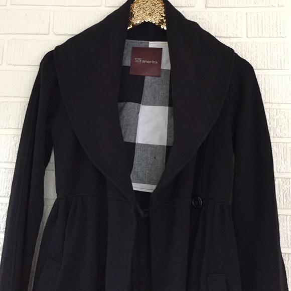 525 America black coat - Picture 3 of 4