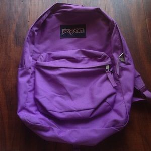 Purple Jansport Backpack