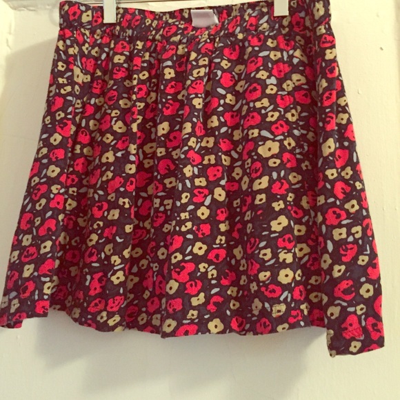Cooperative Floral Print Circle Skirt