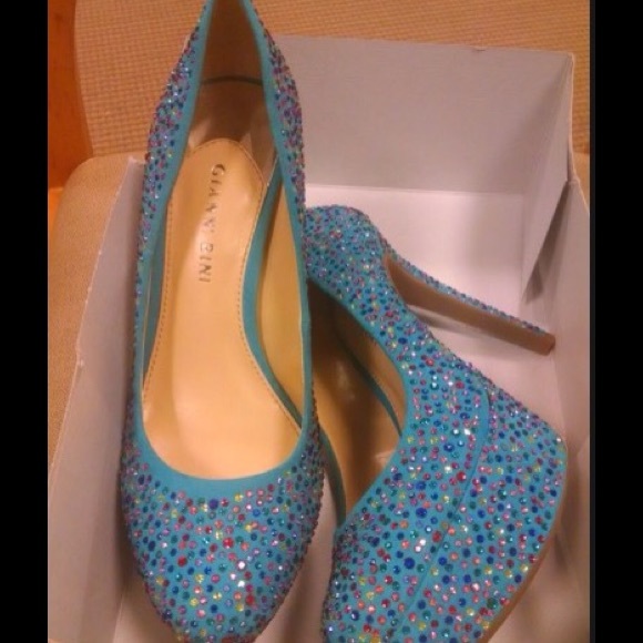 Gianni Bini Asymmetrical Kionna Platform Pumps
