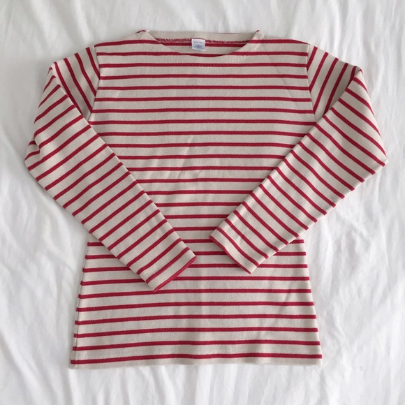 ⛔️BUNDLED⛔️ Vintage French Red Stripe Pullover - Picture 2 of 4