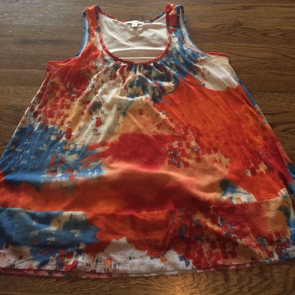 Anthropologie Tops - Super cute and bright colored anthropologie top