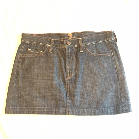 Denim Skirt by 7 for All Mankind