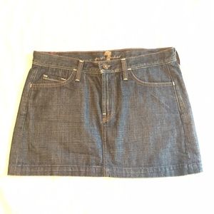 Denim Skirt by 7 for All Mankind
