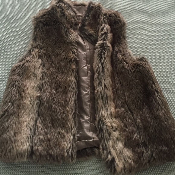 Kids fur vest