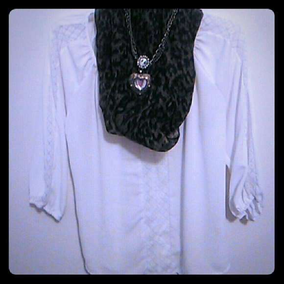 New, White, half sleeve shirt