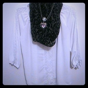 New, White, half sleeve shirt