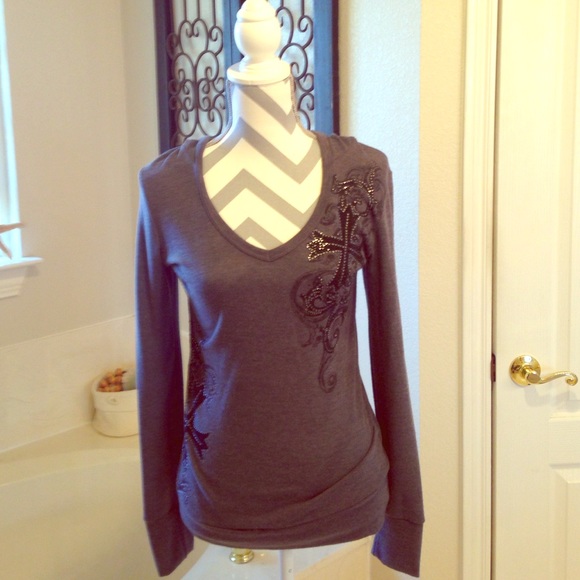 Dark gray hoodie
