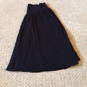 American Apparel Black Cotton Skirt