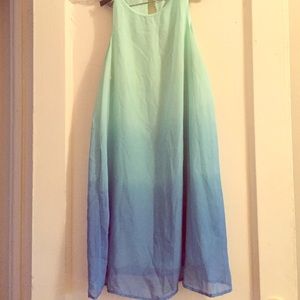 Tobi ombré shift dress