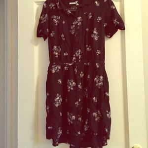 Kimchi Blue floral shirt dress