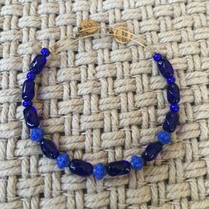 Unique blue Alex and Ani bracelet