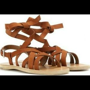 Suede Gladiator Sandals