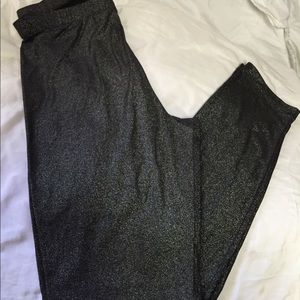 Vera Wang sparkly tights.