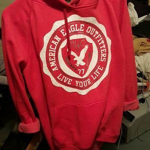 Red American Eagle sweatshirt hoodie