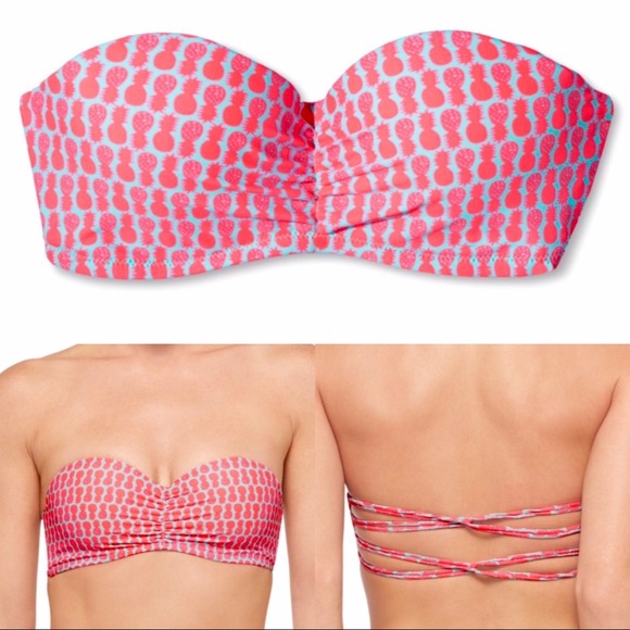 Xhilaration- Strappy Back Push-up Bandeau Bikini