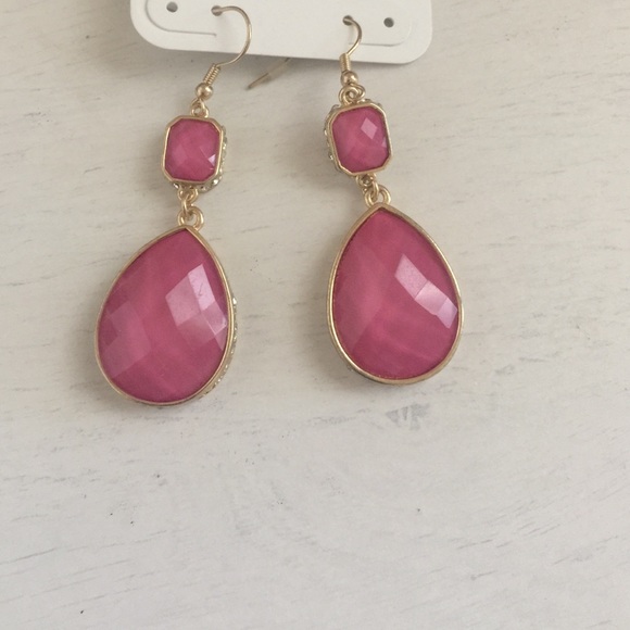 Pink earrings