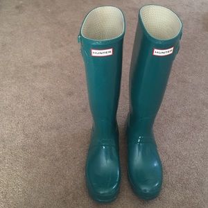 lagoon green hunter boots
